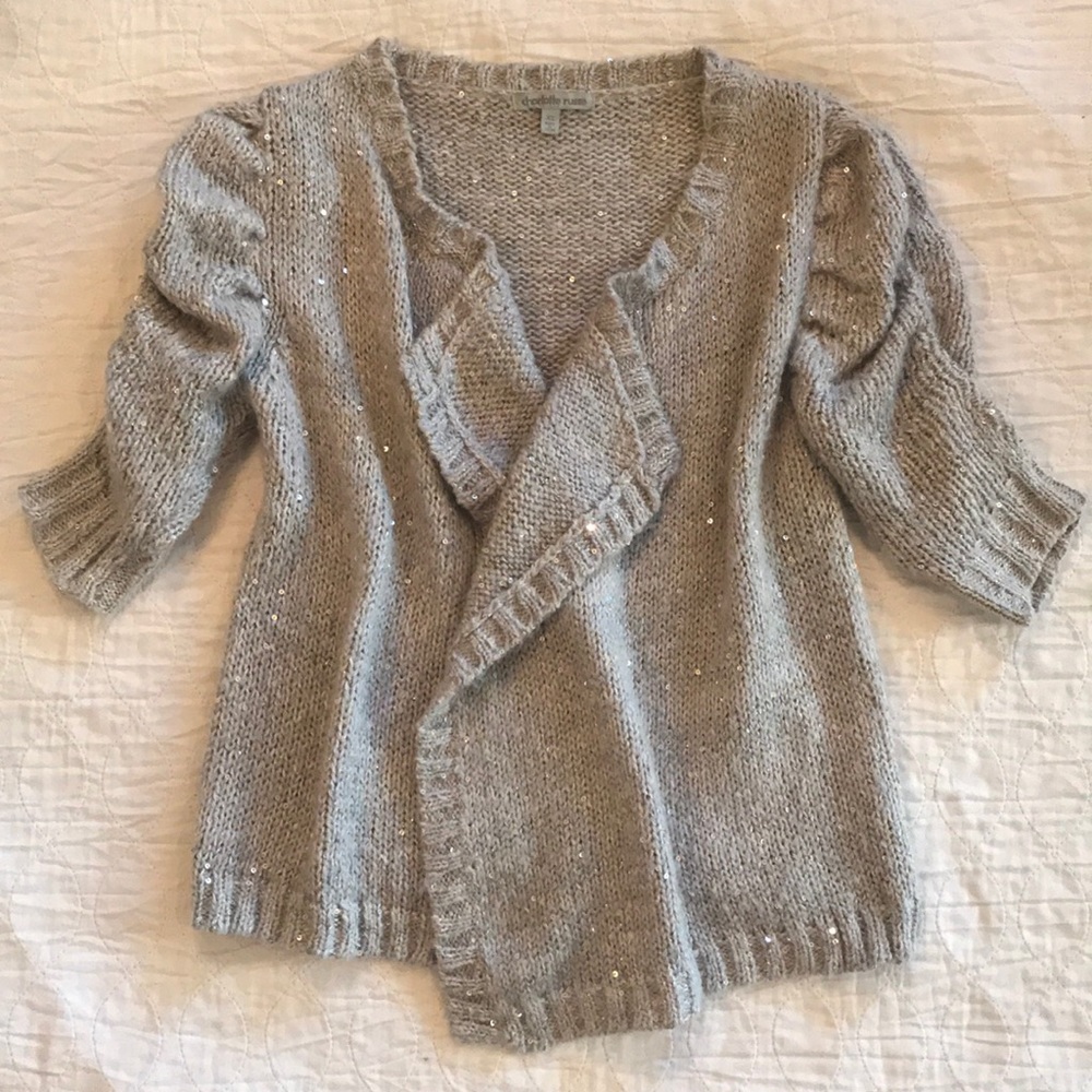 Gray sequin sweater - Picture 2 of 5